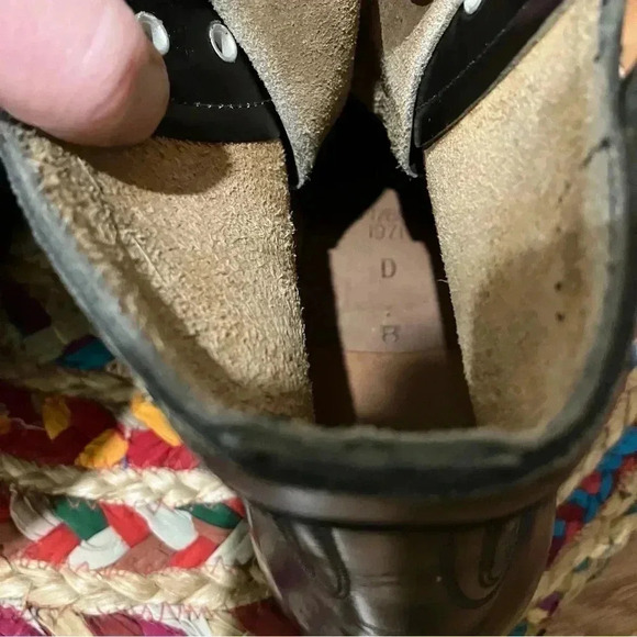 Biltrite oil resistant  cork black leather boots shoes - Picture 6 of 6